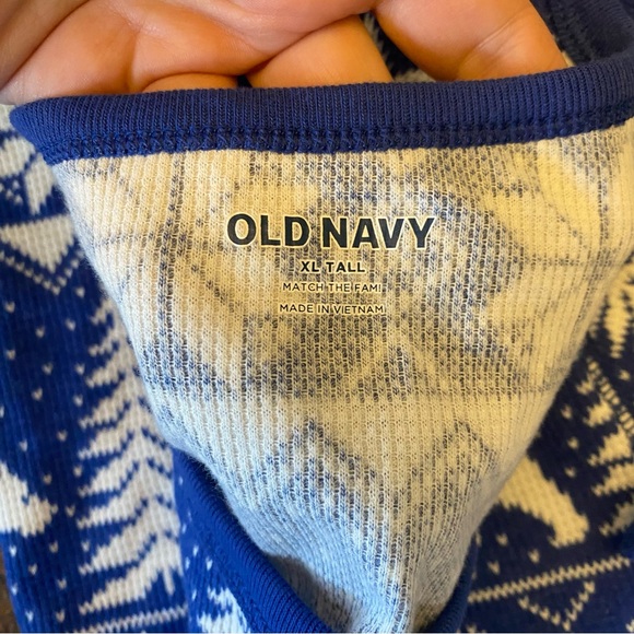 Old Navy Match the Fam PJ Set- SZ XL Tall Top- SZ XL bottom - Picture 5 of 7